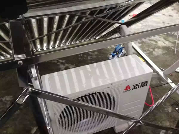 志高空气能湖南娄底志高家用太空能热水工程案例
