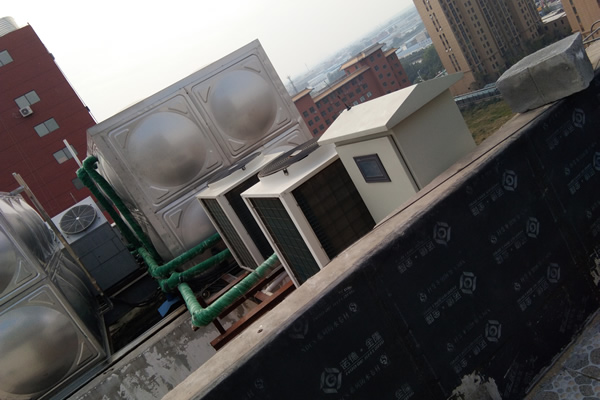 志高空气能新郑龙湖升达大学美达健生房案例