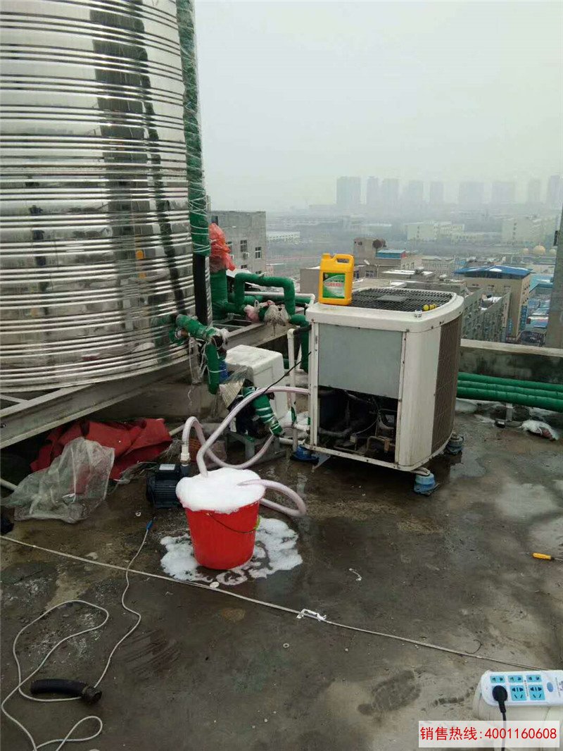 郑州微陌宾馆空气能除垢