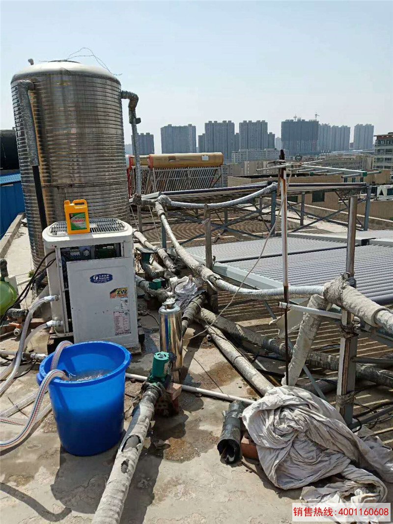 新郑龙湖艾龙宾馆空气能除垢