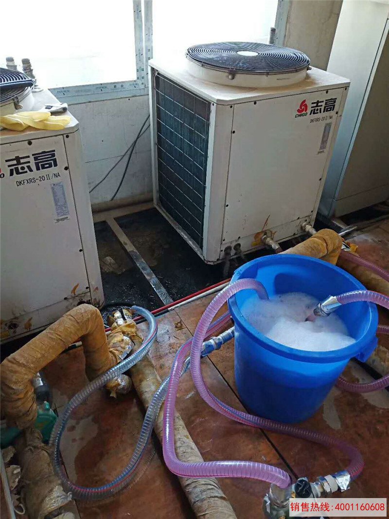 郑州小时代酒店空气能除垢