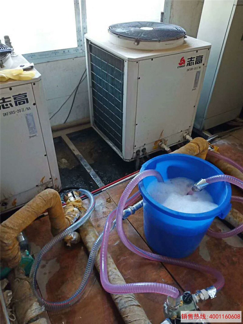 郑州小时代酒店空气能除垢